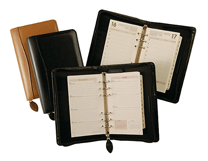 Black and Tan Bonded Leather Planners